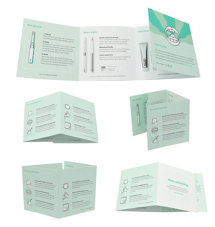 工廠設(shè)計創(chuàng)意產(chǎn)品目錄宣傳廣告頁彩色異形燙金雙膠紙三折頁印刷